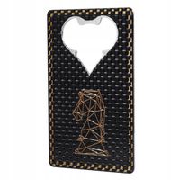 OTWIERACZ DO BUTELEK PIWA KAPSLI KARTA SZACHY STAL