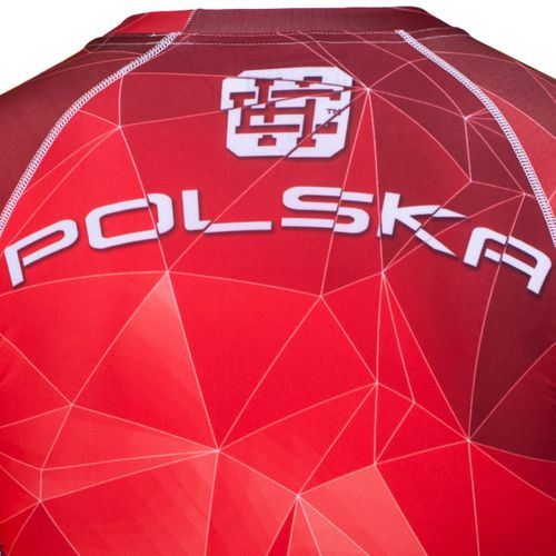 Short sleeve rashguard POLSKA red na Arena.pl