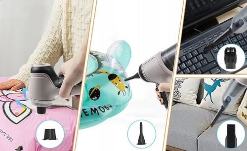 BEZPRZEWODOWY WYDAJNY RĘCZNY ODKURZACZ SAMOCHODOWY 120W 9000PA ŁADOWANY na Arena.pl