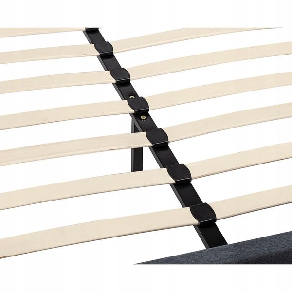 NERI  160X200 ŁÓŻKO TAPICEROWANE SZARE zdjęcie 7