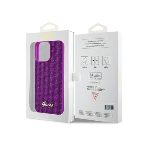 Guess Disco Metal Script - Etui iPhone 15 Pro Max (fuksja) na Arena.pl