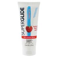 żel hot superglide raspberry  75ml  edible lubricant waterbased