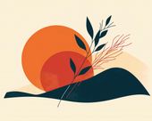 Plakat 50x40cm Zmierzch w Ciszy
