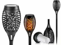 Lampa solarna POCHODNIA efekt płomień 12 LED P-200