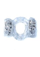 pierścień-vibrating cockring double clear