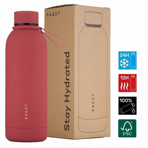 Butelka termiczna Mojo - Cherry Red Butelka termiczna Mojo 500 ml - Cherry na Arena.pl