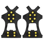 Raczki na buty turystyczne, nakładki kolce rozmiar 35-38 czarne