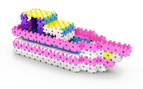 Klocki Meli Basic różowe Pink 1000 szt. mini wafle na Arena.pl
