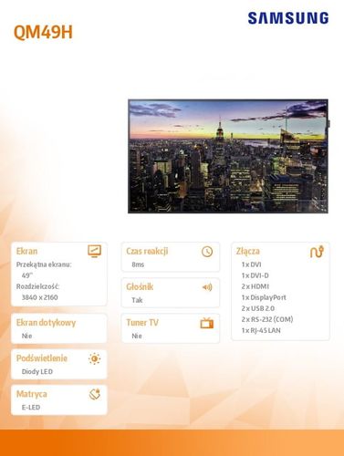 Samsung 49'' QM49H na Arena.pl