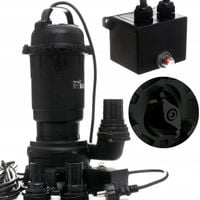 POMPA ZATAPIALNA DO WODY Z ROZDRABNIACZEM 3200W REDUKCJE 1/2 1",2" 25000l/h