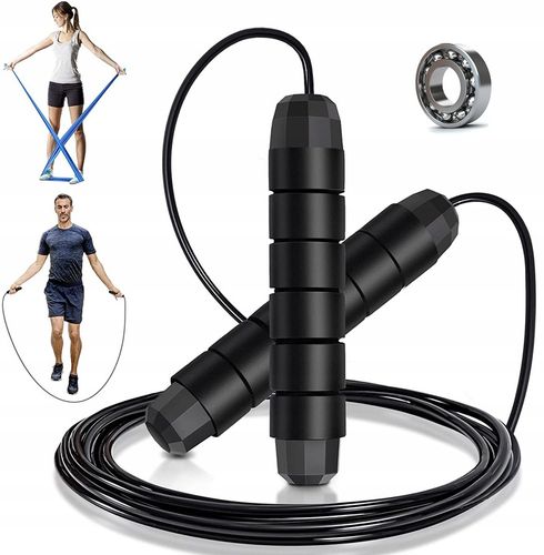 Solidna skakanka z łożyskami crossfit fitness bokserska sportowa siłownie na Arena.pl