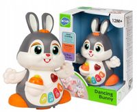 HOLA TAŃCZĄCY KRÓLIK z muzyką i światłem, interaktywny dla dzieci +12 m-cy
