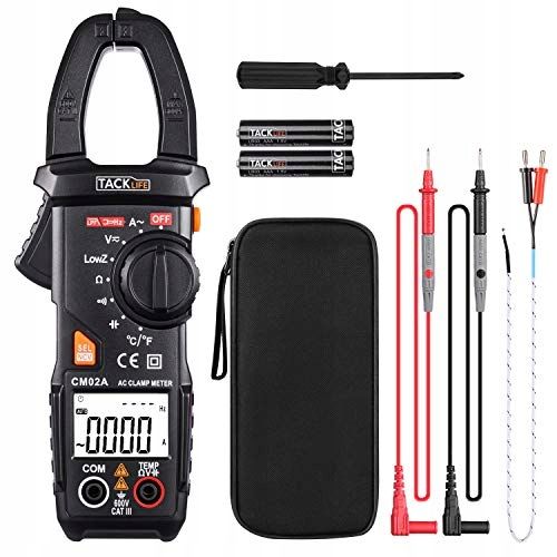 Tacklife CM02A Tester Cyfrowy Miernik Cęgowy AC DC Multimetr + zdjęcie 1