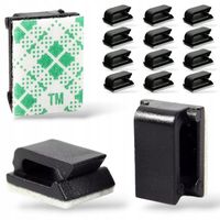 100x ORGANIZER UCHWYT KLIPS ZACISK DO KABLI ZESTAW