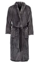 LERUM szlafrok męski ASPHALT długi rozmiar XXL/XXXL z kieszeniami