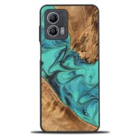 etui bewood unique - motorola g73 5g - turquoise