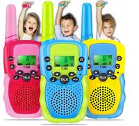 ZESTAW 3x WALKIE TALKIE DLA DZIECI KRÓTKOFALÓWKI DUŻY ZASIĘG ŁOKI TOKI 3SZT