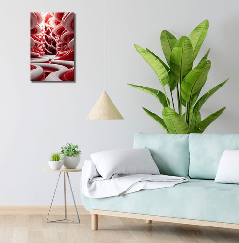 Obraz 30x50cm Czerwone Wiry na Arena.pl