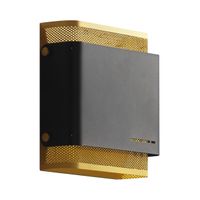 Metalowa lampa ścienna CGPERFWALL LED 6W czarna złota