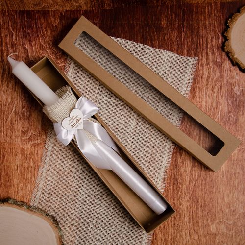 Świeca do Chrztu Świętego boho z personalizacją SC-13B na Arena.pl