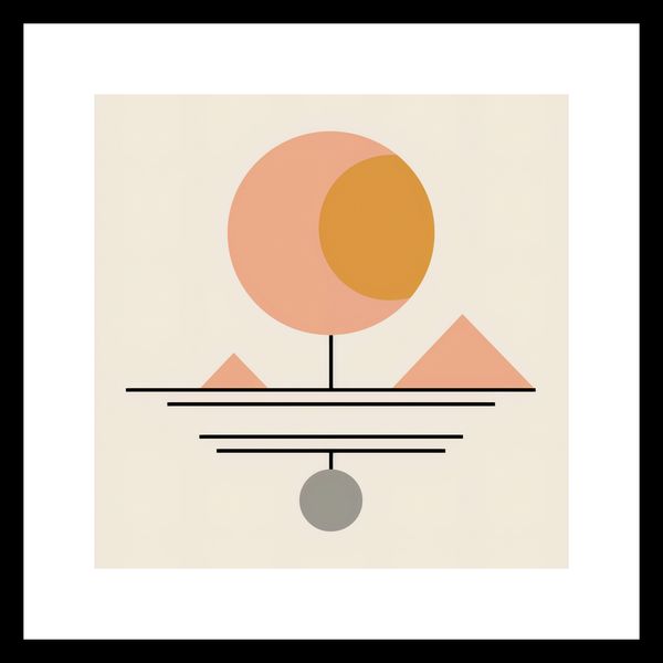 Plakat 20x20cm Geometryczna Utopia zdjęcie 3