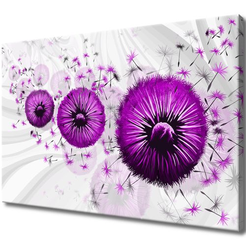 Obraz Płótno 90X60 Fioletowe Dmuchawce 5 na Arena.pl