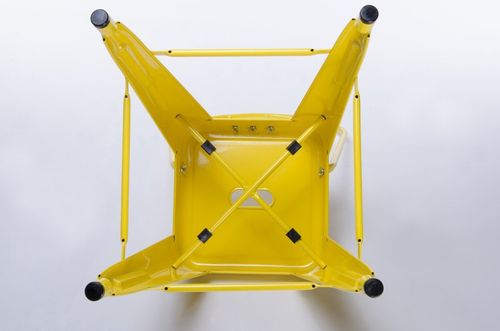 Hoker TOWER BACK 66cm żółte metal na Arena.pl