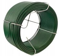 DRUT NACIĄGOWY DO SIATKI OGRODNICZEJ 2.8x100 M POWLEKANY ZIELONY ELASTYCZNY