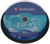 PŁYTY CD-R 700MB 10SZT VERBATIM