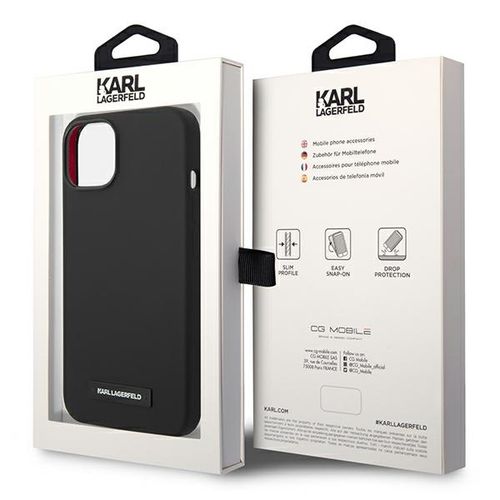 Etui Karl Lagerfeld do iPhone 15 Plus, iPhone 14 Plus, Czarny, MagSafe na Arena.pl