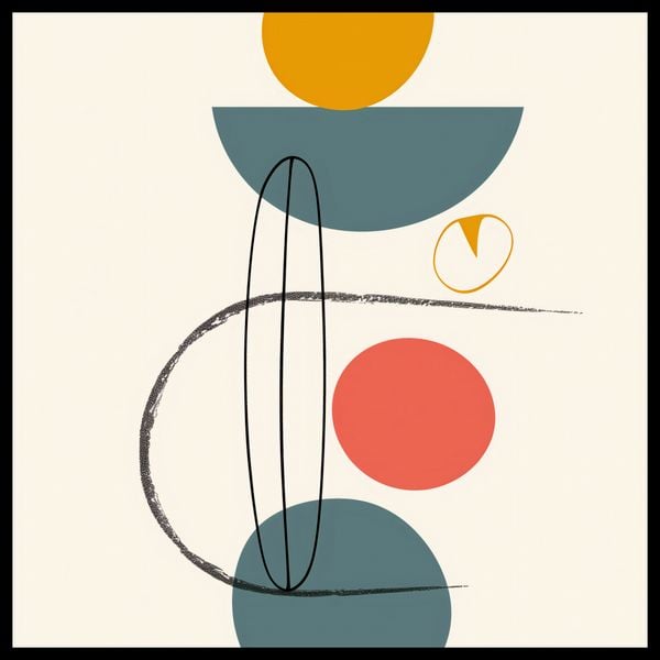 Plakat 50x50cm Równe Kompozycje zdjęcie 2