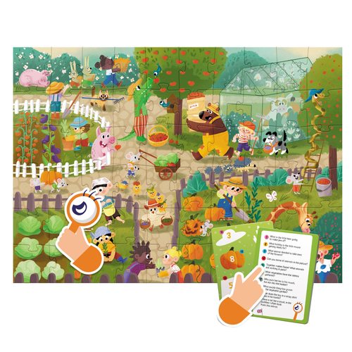 Puzzle Obserwacyjne Wimmelpuzzle Lato Na Wsi 60 El.  300558 na Arena.pl