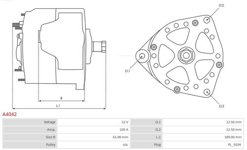 Alternator AS-PL A4042 na Arena.pl