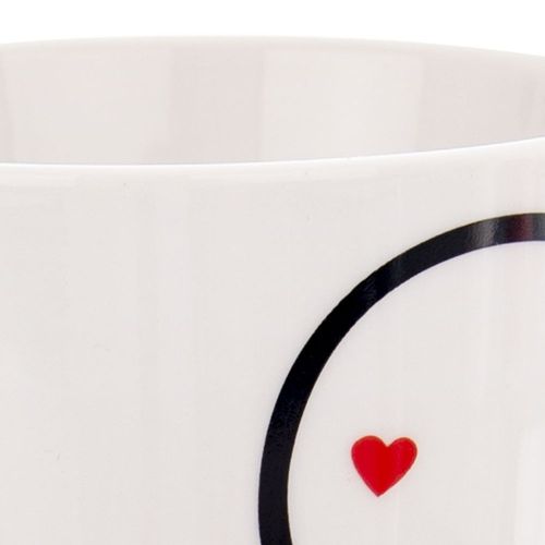 Kubek porcelanowy serce 380 ml na Arena.pl