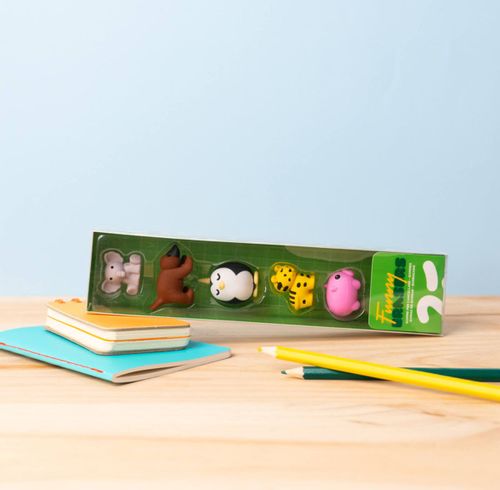 Zestaw gumek do mazania Animals na Arena.pl