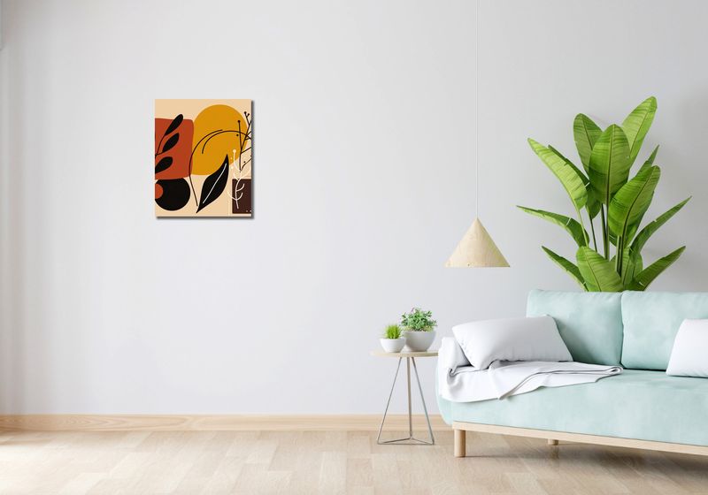 Obraz 40x50cm Ciepłe Kontury zdjęcie 2