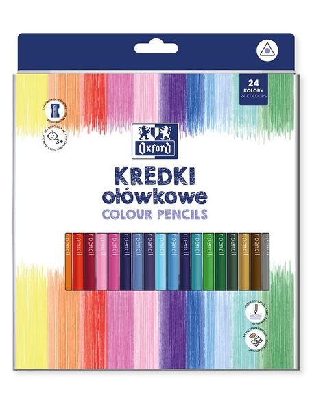 KREDKI 24 OŁÓWKOWE OXFORD REGULAR zdjęcie 1