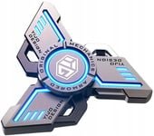 Metalowy Spinner Fidget LED podświetlany UV zabawka antystresowa