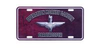 Tablica rejestracyjna Operation MG Paratrooper
