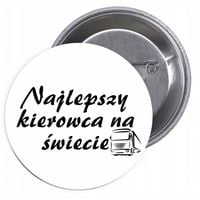 Przypinki buttony NAJLEPSZY KIEROWCA NA ŚWIECIE