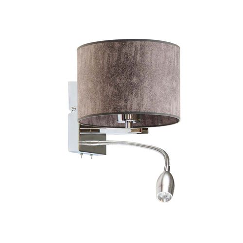 Czarny kinkiet z włącznikiem SENEGAL z reflektorem LED na Arena.pl