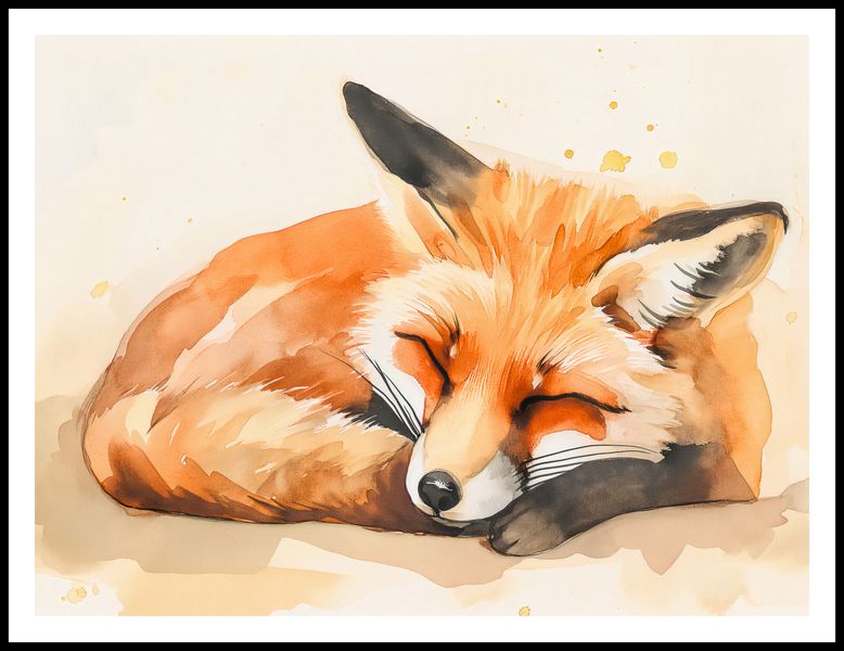 Plakat 100x75cm Akwarelowa Sielanka zdjęcie 3