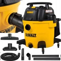 Odkurzacz przemysłowy Dewalt 1200W 34L gniazdo do elektronarzędzi