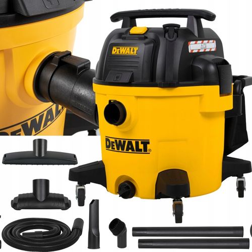 Odkurzacz przemysłowy Dewalt 1200W 34L gniazdo do elektronarzędzi na Arena.pl