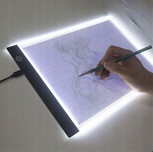 TABLET GRAFICZNY XL LED - PREZENT NA ŚWIĘTA - DESKA KREŚLARSKA PODŚWIETLANA na Arena.pl