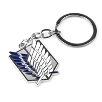 Scout Regiment insignia | 7 cm | Metal | Brelok | Attack On Titan