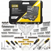 ZESTAW NARZĘDZIOWY KLUCZY NASADOWYCH KLUCZE PŁASKIE TORX NASADKI JCB 216EL