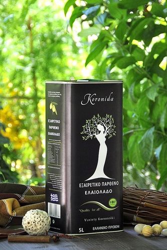 Oliwa z oliwek niefiltrowana Koronida max 0.3% 5 l na Arena.pl