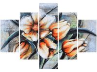 OBRAZ NIESAMOWITE PASTELOWE KWIATY