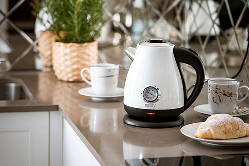 CR 1344 white Czajnik metalowy z termometrem 1,7L na Arena.pl